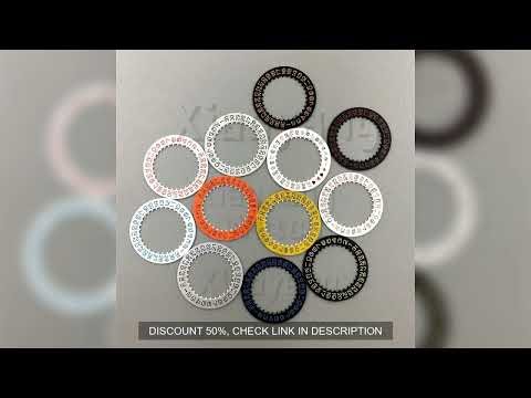 Black Red White Blue Green Gold Calendar Disc For NH34 NH35 Movement Modified Repair Tools Watch Par