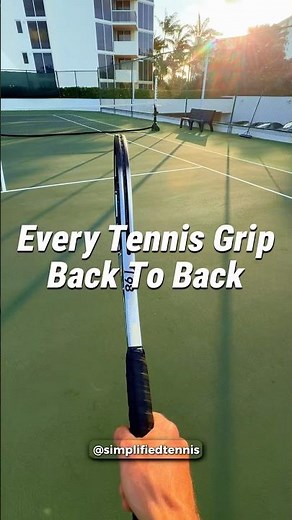 Every Tennis Grip Back To Back