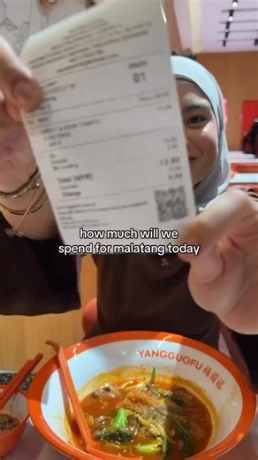 cs we only do malatang when aufa is back home 💛