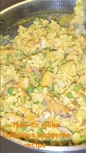 How to make Delicious kedgeree recipe #food #recipe