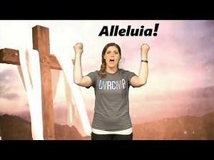 Christ The Lord is Risen Today w Motions and Lyrics
