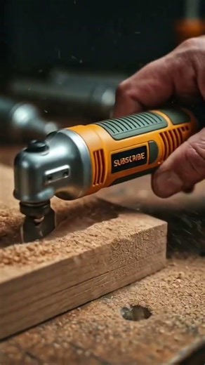 World’s Smallest Oscillating Multi-Tool Cutting Wood! Mini Power Tool 😱🛠️