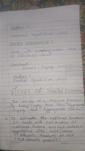 class 12 macroeconomics chapter 1 notes