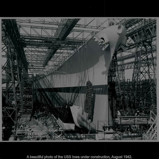 USS Iowa Under Construction – August 1942 | Birth of a Battleship