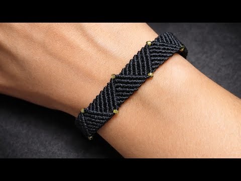 Macrame Bracelet Tutorial - Pulseira Macrame Passo a Passo