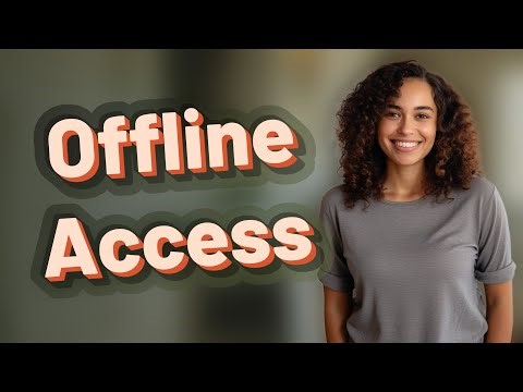 How Can I Access Work Files Offline Without WiFi?