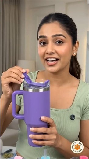 Aesthetic Tumbler Mug Unboxing & Review! ✨ #Viral #Aesthetic #PurpleTumbler #Unboxing #Trending