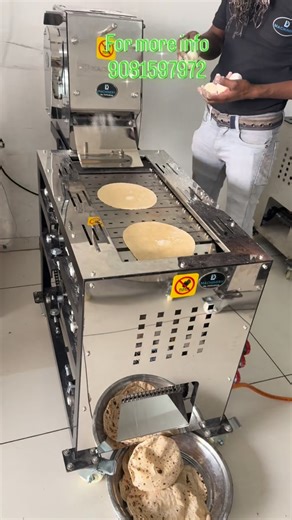 D.K.MACHINERY on Instagram: "Small chapati making machine #dkmachinery #machine #india #food #roti #viralreels #chapatimachine #roti"