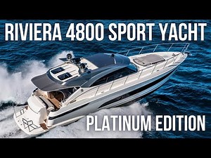 Inside a $1,600,000 Sport Yacht | Riviera 4800 Sport Yacht Platinum Edition Walkthrough