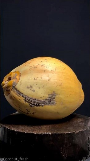 Simple Trick to Open a Coconut Easily