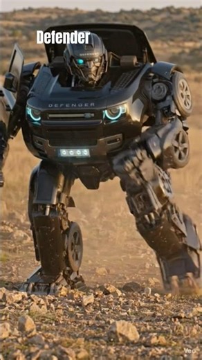 Day 3 defender robot!! #animation #viral #car #defender #nobatidao