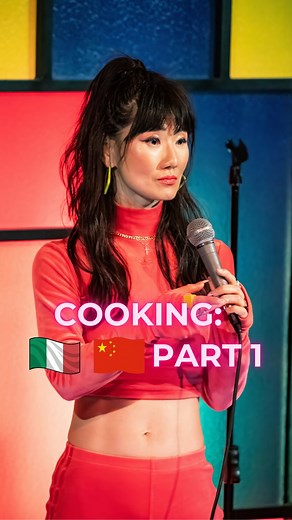 Italian cooking va Chinese cooking- Part 1. What my (fake) Italian 🇮🇹 husband and I 🇨🇳 have in common: we both think our cooking method is better 🤣 #bernicecomedy #standupcomedian #standupcomedy #italianfood #chinesefood #italianculture #chineseculture | Bernice Ye