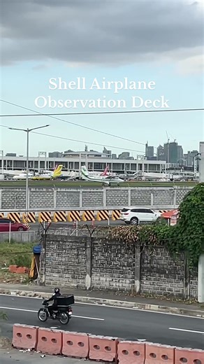 Shell Gas Station Airplane Observation Deck