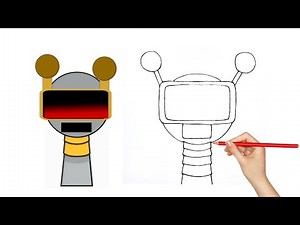Sprunki Fun Bot Phase 5 Drawing – Step by Step for Kids! 🎨🤖