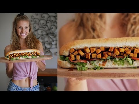 VEGAN SUB RECIPE | SUBWAY CHICKEN TERIYAKI