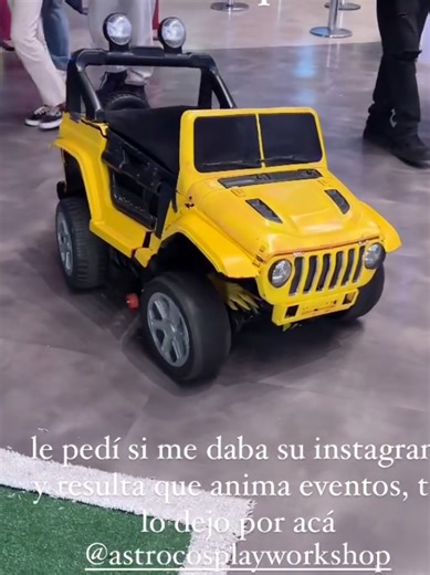 Cuando la apersonado te aprecian por el trabajo que haces 😌👌🏻 #autobot #transformers #bumblebee #optimus #cosplay