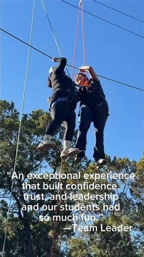 Team Building San Antonio TX - Student Leaddership Development on Challenge Ropes Course - CVTC