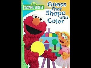 Opening To Sesame Street: Guess That Shape And Color 2006 Sony Wonder DVD (Redone with Capture Card)