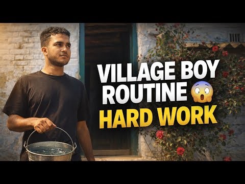 The Life of Indian Village Boy Routine 😮 | Village Boy Working Hard | Life of Village | #vlog #yt