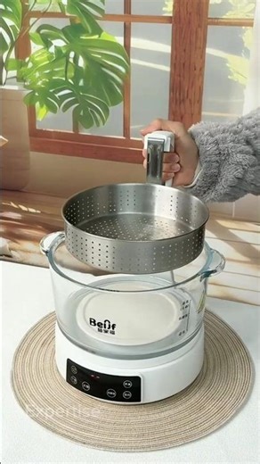 Rice cooker with rice water separation function, New rice operation tutorial #homegadgets #shorts