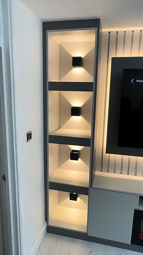 Innovative LED Media Wall for Modern Bedrooms