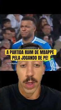 MBAPPE'S BAD GAME FOR JOGANDO DE PE! #football