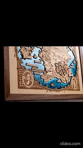 Fantasy Wood Maps. We Create Your Favorite Fantasy Map in Wood. Multilayer 3d Laser and Hand Painted Maps. Video Game Map, Fantasy Novel Map - Etsy