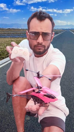 remote control RC helicopter ko pink color kar diya 🤩🔥