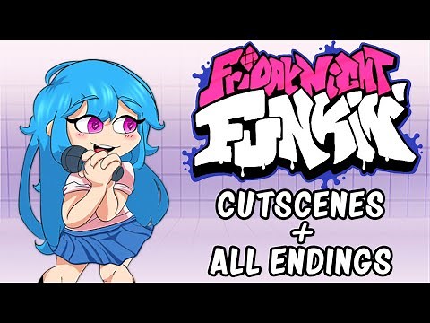 VS Sky HD FULL WEEK (Cutscenes + All Endings) | FNF Mod