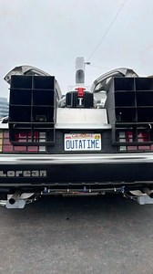 Back to the Future Delorean Time Machine replica #delorean #backtothefuture #bttf #hoverboard #martymcfly #docbrown #timemachine #carsandcoffee | Rev’d Garage