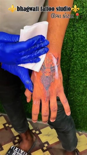 Hiran tatoo🦌#shorts #tattooartist #viralvideo #viralshorts 😱