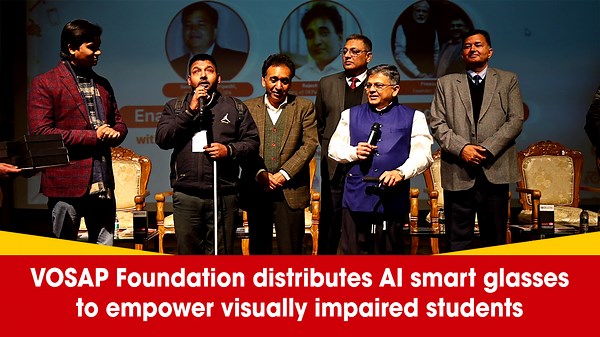 VOSAP Foundation distributes AI smart glasses to empower visually impaired students