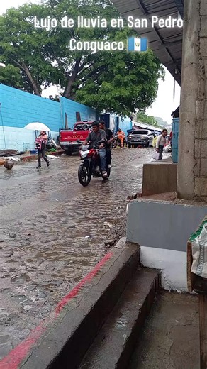 Lujo de lluvia en San Pedro Conguaco: lluvia intensa en San Pedro Conguaco