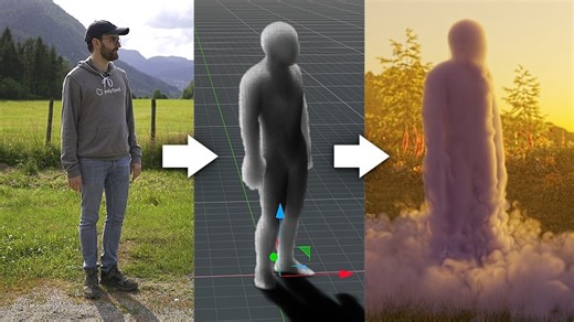 EmberGen 实时创建把自己变成一个烟鬼！