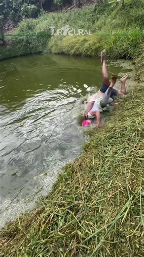 Matheus foi todo confiante pescar no lago de Jiquiriçá, na Bahia… #pescaria #viral
