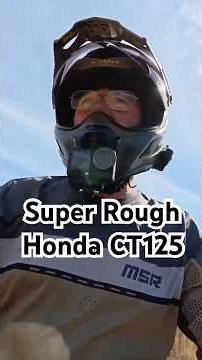 Super Rough Off Road on the Honda Trail 125 CT125 #trail125 #ct125 #adventure