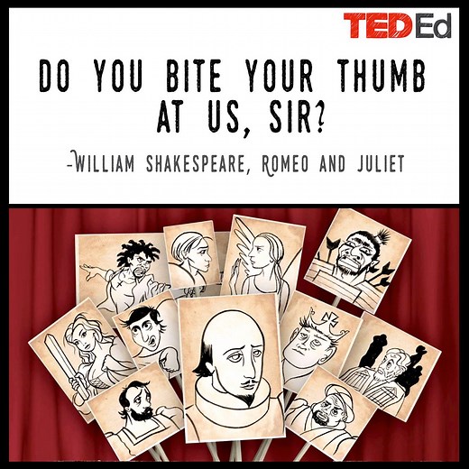 Happy birthday, William Shakespeare! For more of his classic insults, watch the full lesson here: http://ow.ly/LYWFx | TED-Ed