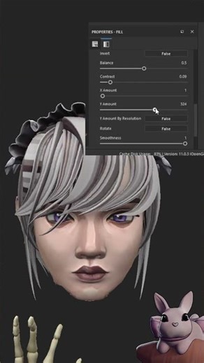 Ultimate Anisotropy Substance Painting Hair Hack!! #3dmodeling