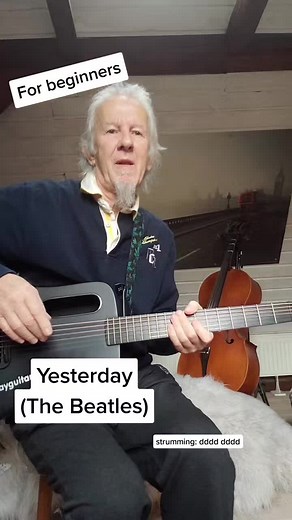 Easy Guitar Chords Tutorial for The Beatles Song 'Yesterday'
