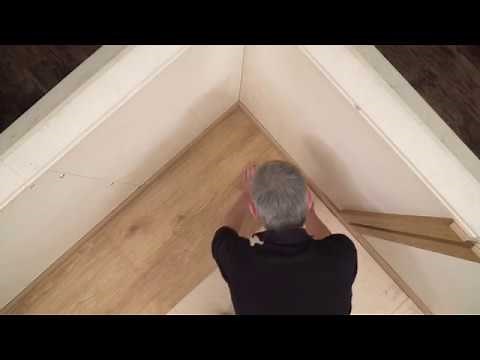 Karndean How To Series...Cutting and fitting a plank to a wall - Loose lay