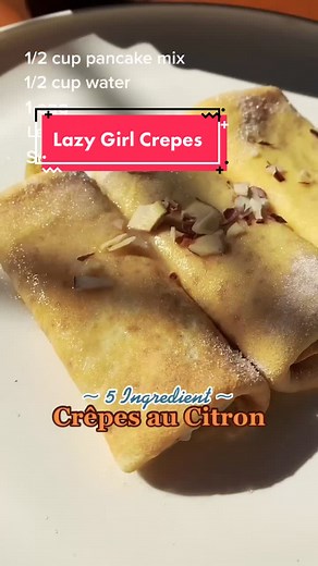 Lazy Girl Crepes Recipe: Quick & Easy