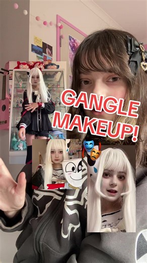 HOW I DO MY GANGLE MAKEUP! 🎭🎪 Let me know if you’d like a part 2 where I show how I do her “manic mask” makeup from episode 4! although I will say, have I been doing makeup for probably half my life? yes. have I been cosplaying for like 4 years? yes. do I know what I’m doing? HELL NO!!!! I’m very much still learning so take everything I say with a grain of salt… 😭 I still wanted to show how I personally do it though! if you have any questions, makeup or cosplay in general feel free to ask heh