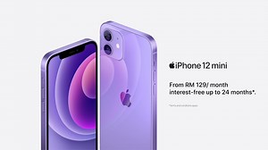 2K views · 27 reactions | iPhone 12 mini. Purple. Power. Get yours now from RM 129/ month interest-free up to 24 months*. Savings of RM 320. Shop online: switch.com.my/iphone-12-mini/ Free 50GB iCloud storage for 3 months. Learn more about iCloud: switch.com.my/switch-icloud/ Promo valid until 26th June. While stocks last. *Terms and conditions apply. | Switch | Facebook