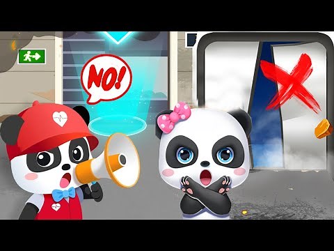 Little Panda's Life: Earthquake Safety - Learn About Safe Escape from Earthquake - Babybus Games