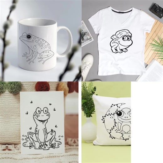 Frog Svg | Frog Png | Frog With Crown Svg | Frog With Bow Tie | Animal Svg | Amphibian Svg | Cute Frog | Cartoon Svg | Mushroom Svg - Etsy