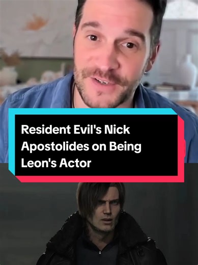 Nick Apostolides as Leon in Resident Evil: Insights and Experience