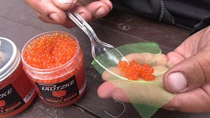 1.4K views · 64 reactions | Spawn sacs have always been a trusted bait for Great Lakes salmon. In this episode of Pautzke Outdoors we sat down with guide Stephen Shen of STS Guide Service Salmon River NY to learn how he ties them specifically for fall kings and coho. | Pautzke Bait Company | Facebook