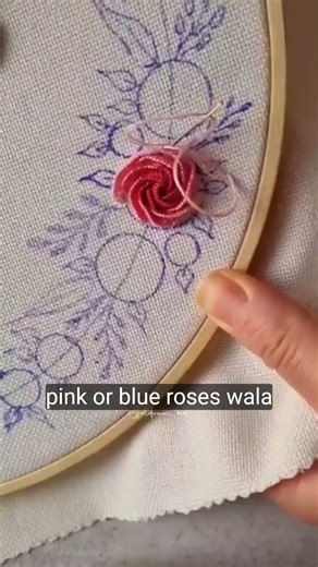 embroidery hoop design tutorial #diy #handbroidery #embroiderylover #handmade #viralvideos #explore