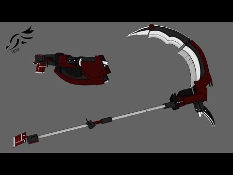 Fan Made RWBY Weapon - "Cinders and Ashes" (Animation)