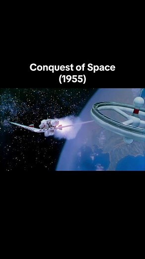 Conquest of Space (1955): “Set your gyros for Mars!” #vfx #film #space #1950s #scifi #filmtok #spaceage